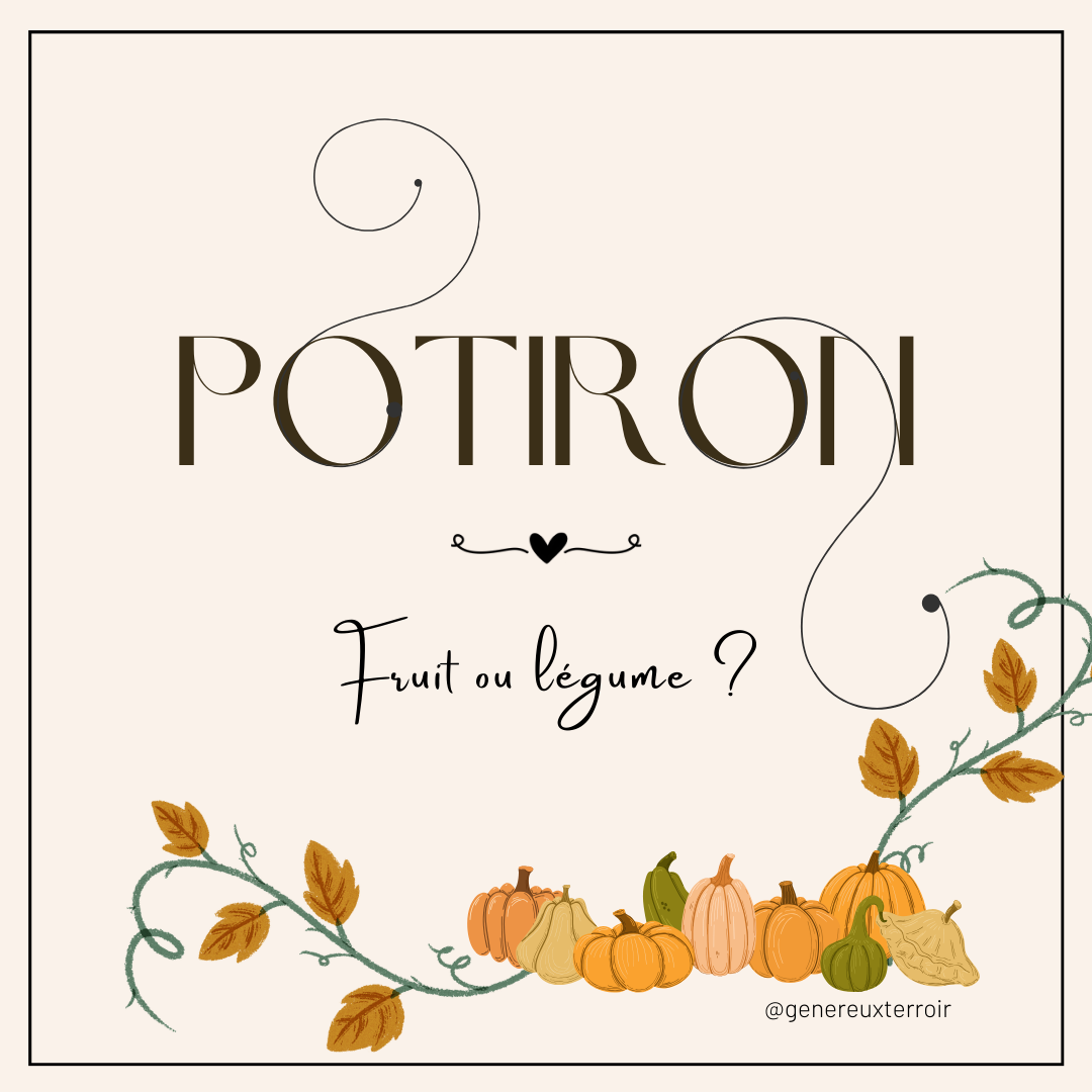 Potiron fruit ou légume